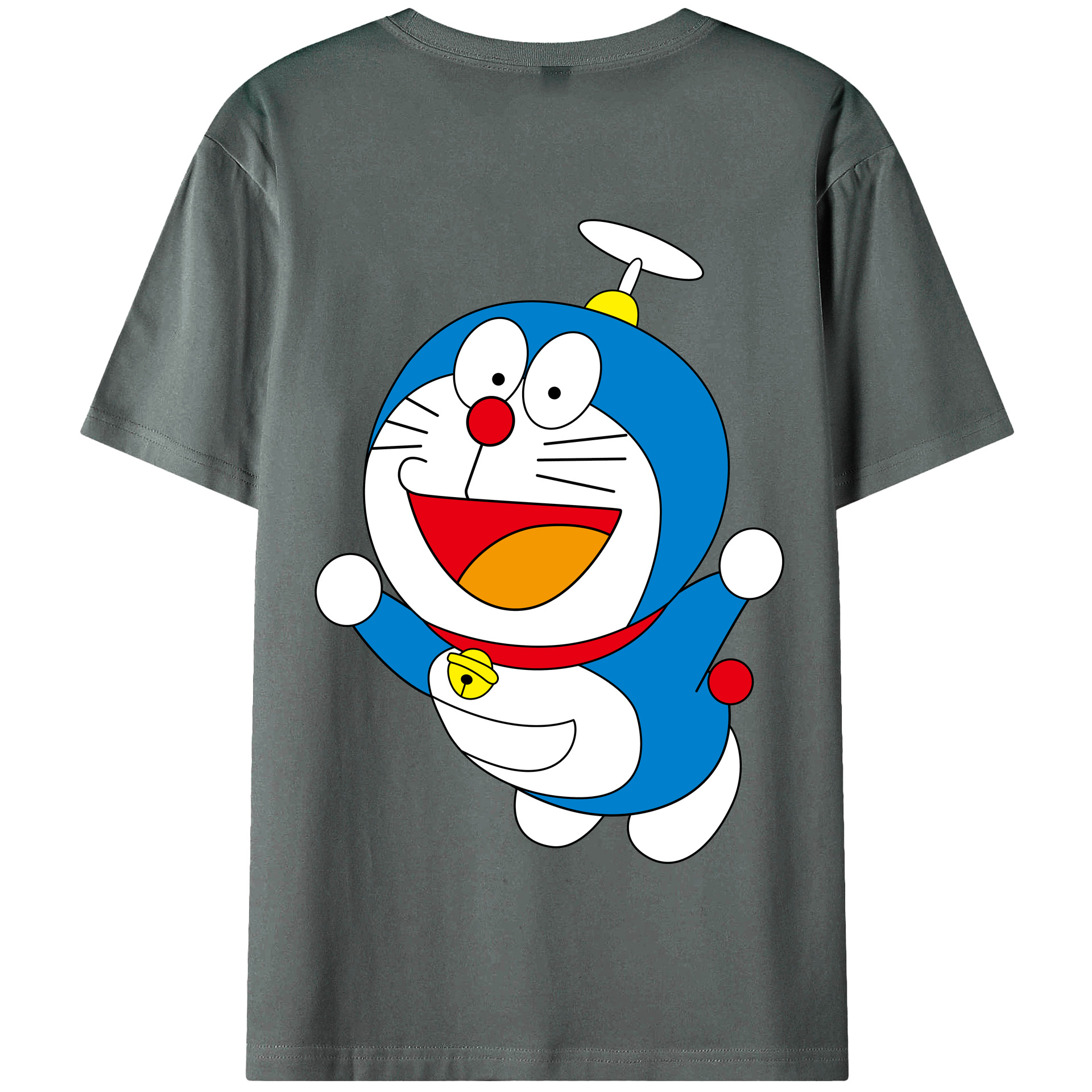 （画像用） ドラえもん Doraemon 綿100％半袖Tシャツ（背面プリント）